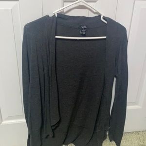 rue21 grey cardigan